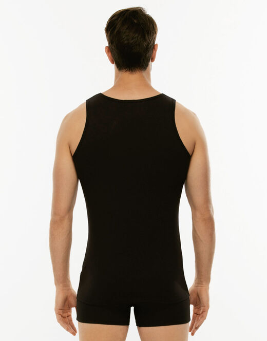 Lovable Canotta Cotton Stretch in cotone elasticizzato, nero Presa