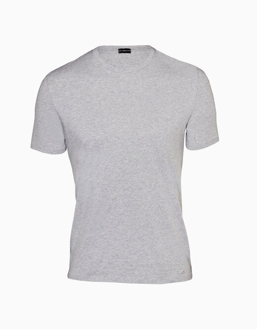 Lovable T-shirt girocollo Supima Premium Cotton in cotone elasticizzato, grigio melange Online
