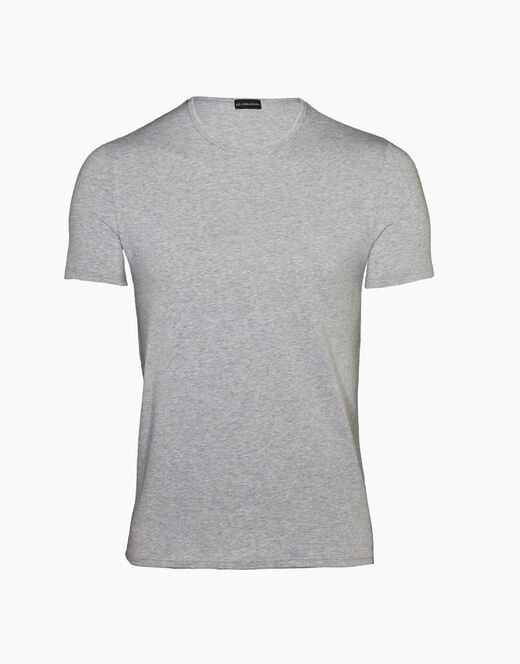 Lovable T-Shirt girocollo Cotton Stretch in cotone elasticizzato, grigio Qualità