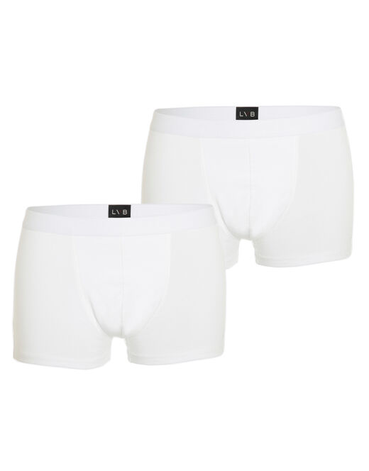 Lovable Bipack boxer in cotone elasticizzato, bianco Acquista Ora