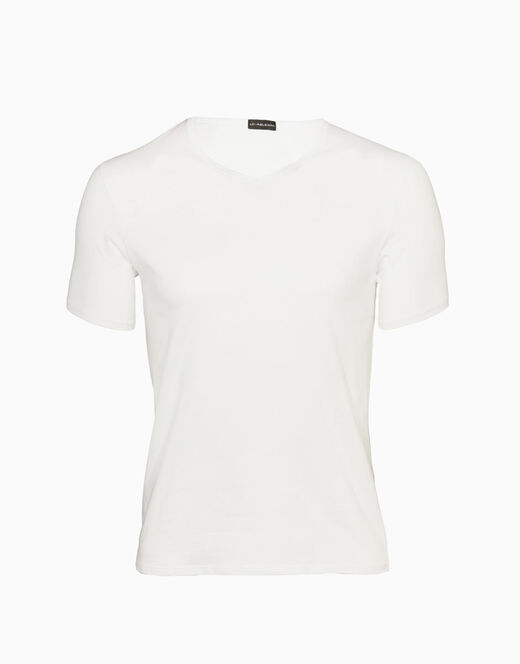 Lovable T-shirt 100% cotone Pure Cotton con scollo a V, bianco Consegna Veloce