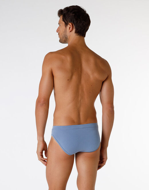 Lovable Slip Enriched Plain Cotton Modal in cotone e modal, azzurro polvere Saldi