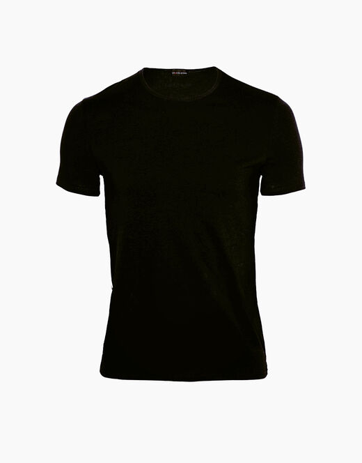 Lovable T-Shirt girocollo Cotton Stretch in cotone elasticizzato, nero Saldi Di Fabbrica