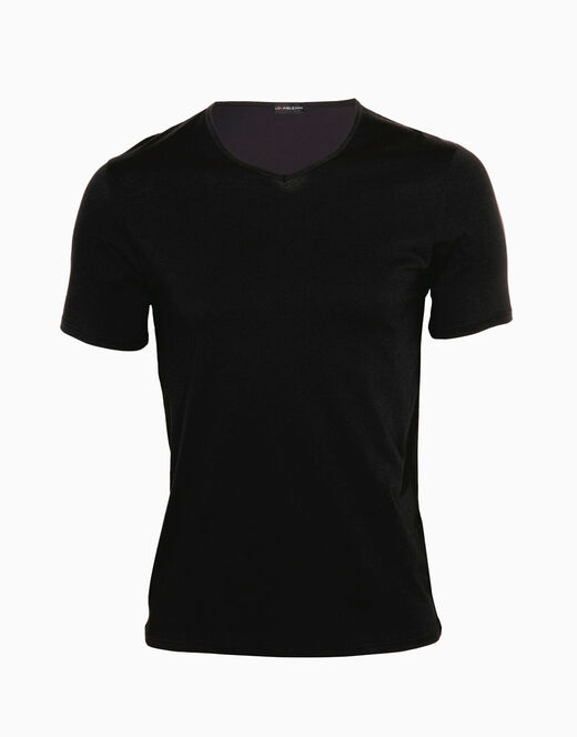 Lovable T-shirt 100% cotone Pure Cotton con scollo a V, nero Vendite Flash