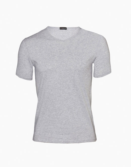 Lovable T-shirt 100% cotone Pure Cotton con scollo a V, grigio melange Qualità Garantita