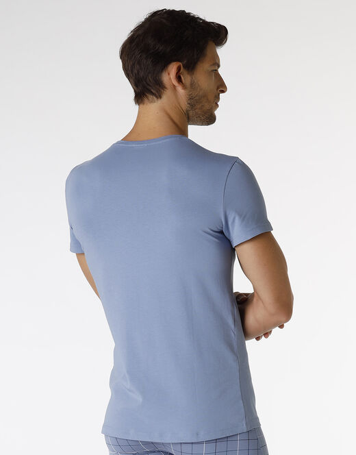 Lovable T-shirt uomo in Stretch Cotton - Azzurro Polvere Promozione Limitata