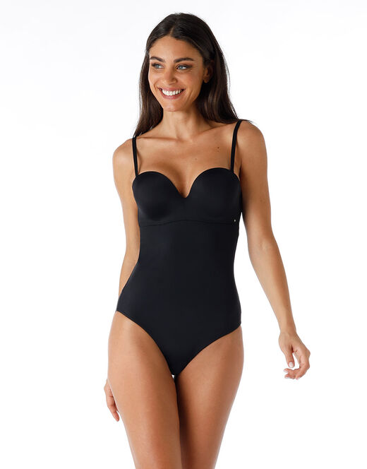 Lovable Body strapless in microfibra, nero In Linea
