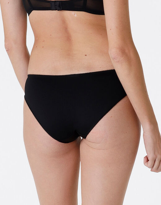 Lovable Slip Sophisticated Lace in pizzo e microfibra, nero Nuovo