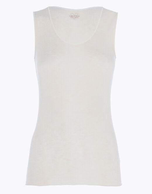 Lovable Canotta liscia Donna Light & Warm Modal misto Cashmere, sabbia Qualità