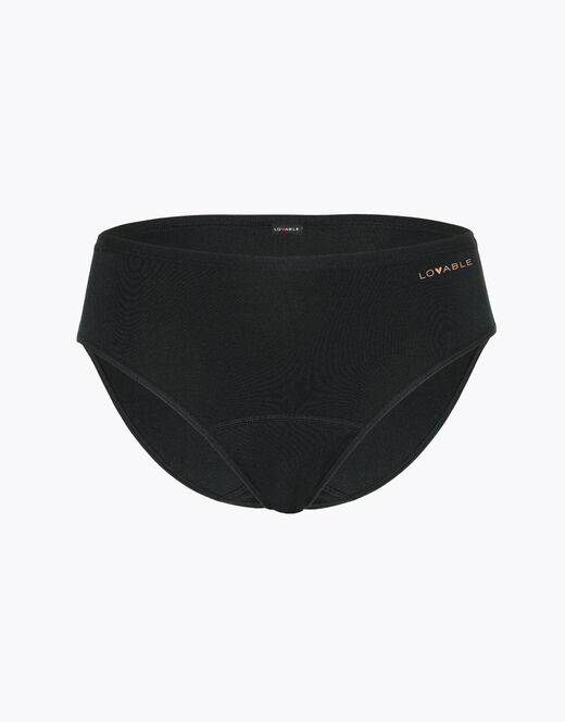 Lovable Slip assorbente lavabile in cotone elasticizzato, nero Outlet