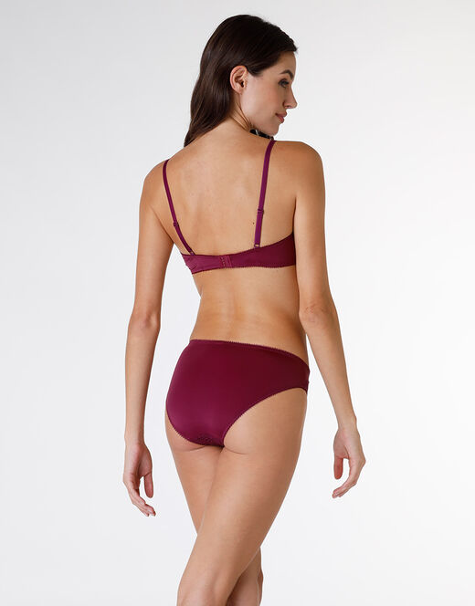 Lovable Slip Exquisite Lace in pizzo e microfibra, bordeaux 2025