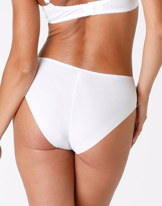 Lovable Slip midi Invisible in microfibra, bianco Economico