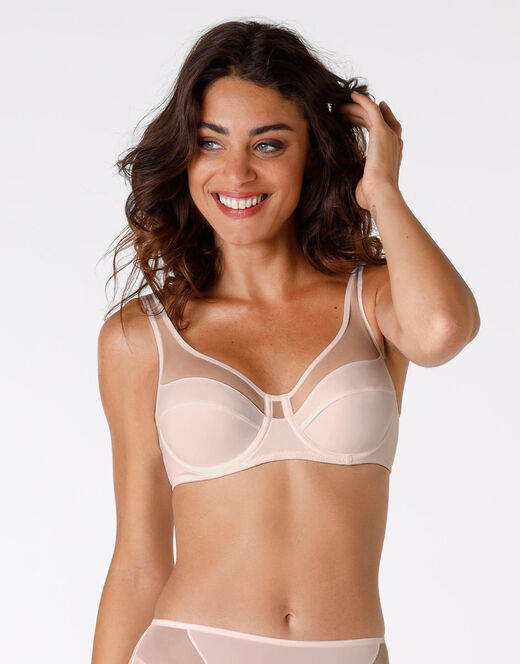 Lovable Reggiseno con ferretto Modern Shaping in microfibra, cipria Italy