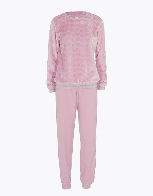 Lovable Homewear in pelliccetta e pile, rosa polvere 2025