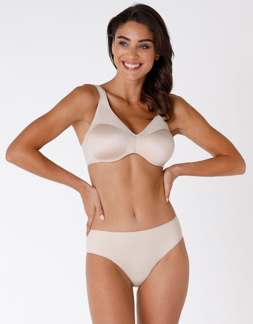 Lovable Reggiseno ferretto Modern Shaping Minimizer in microfibra e tulle, skin Shopping Online