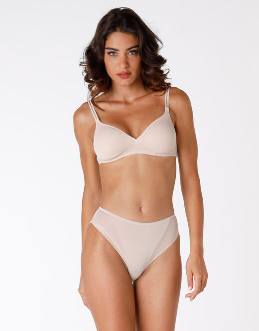 Lovable Slip midi sgambato Invisible Ultralight skin in microfibra e tulle. Massima invisibilità Sottocosto