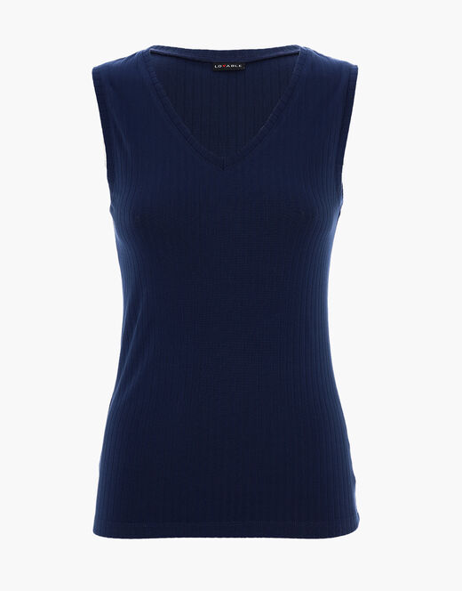 Lovable Canotta Basic Soul con scollo a V, blu scuro Offerte