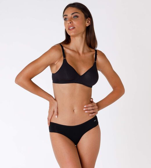 Lovable Bipack reggiseni senza ferretto Cotton Line in cotone, nero Qualità Garantita