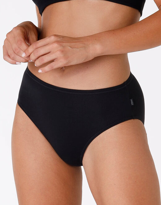 Lovable Slip midi Lovely nero in cotone modal vellutato Acquista Ora