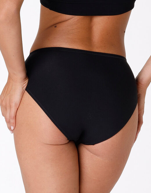 Lovable Slip midi Lovely nero in cotone modal vellutato Acquista Ora