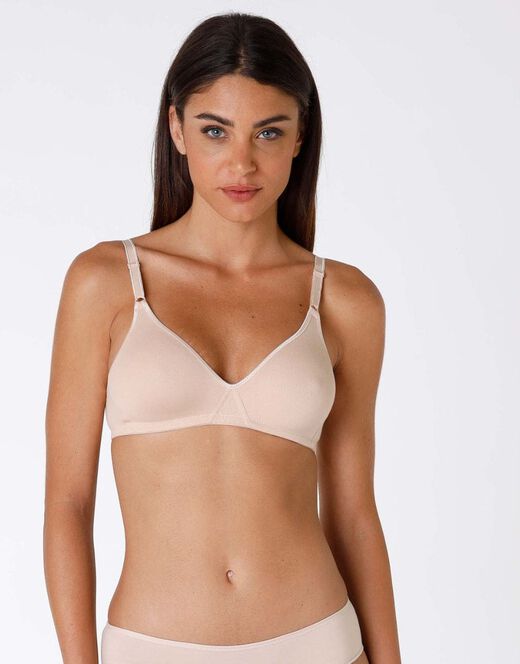 Lovable Bipack reggiseni senza ferretto Cotton Line in cotone, nude Consegna Veloce