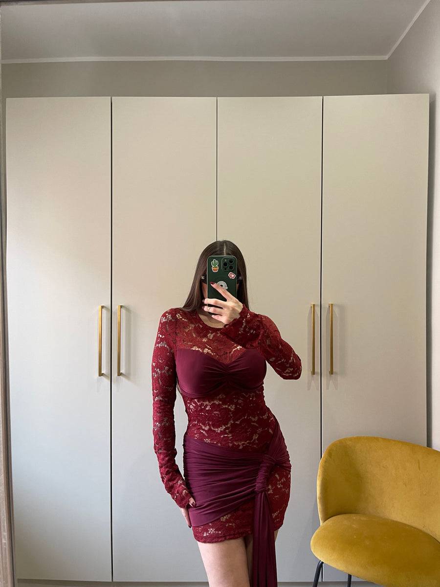 Lovely Sisters Abito Dea bordeaux Offerte