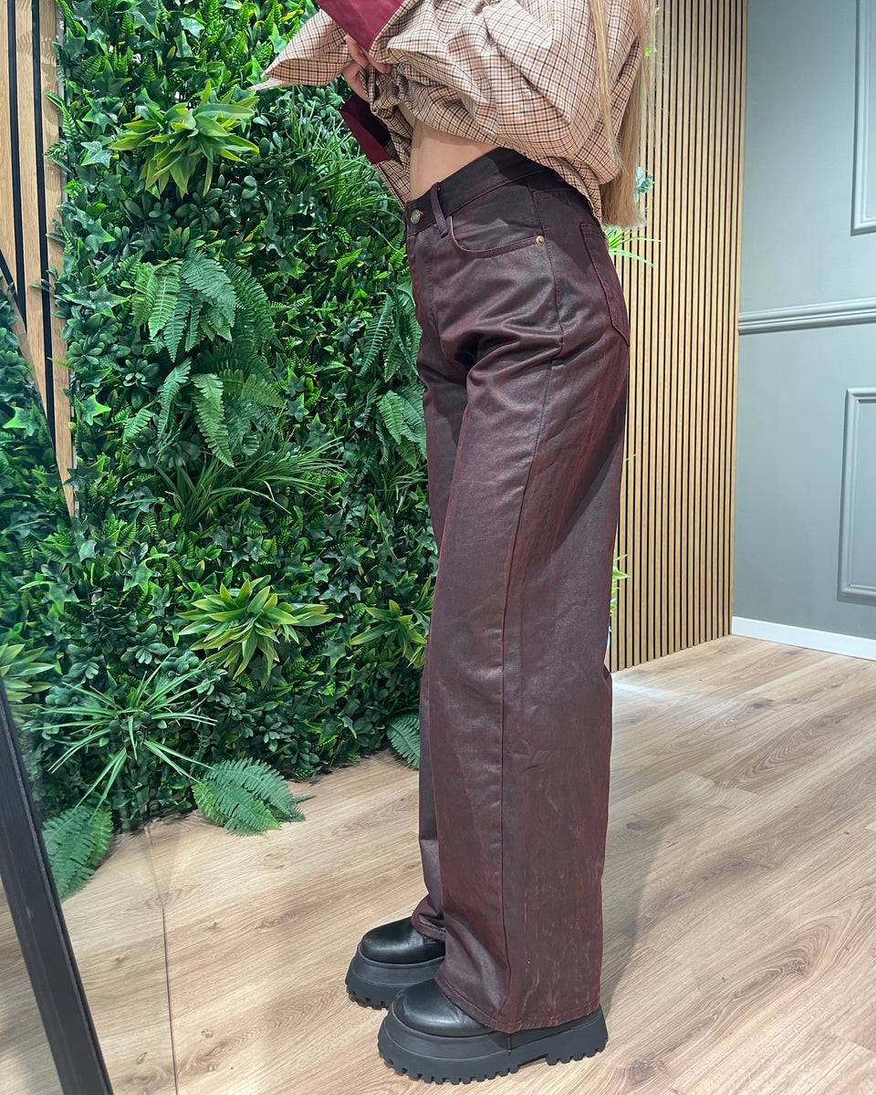 Lovely Sisters Jeans bordeaux Nuova