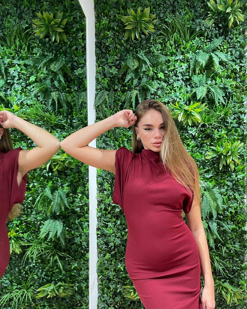 Lovely Sisters Abito Diana bordeaux Sconto