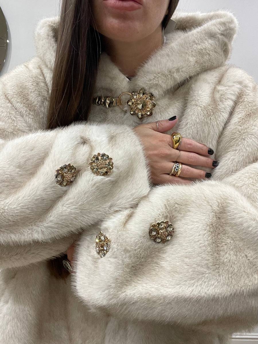 Lovely Sisters Pelliccia Morgana Beige Offerte