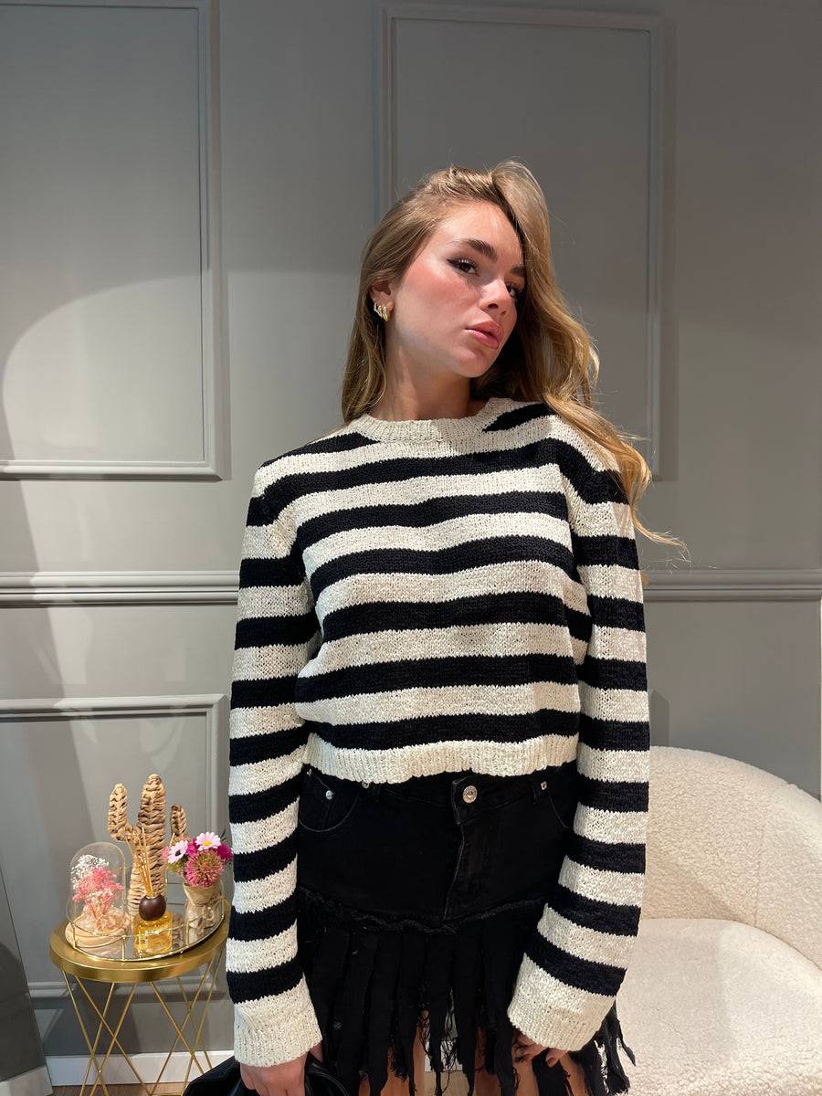 Lovely Sisters Maglia a righe in filo In Saldo