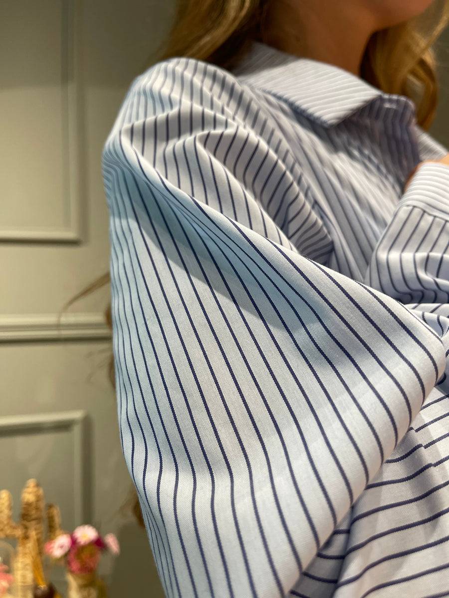 Lovely Sisters Camicia a righe azzurra-blu Italia