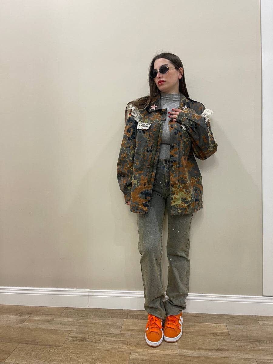 Lovely Sisters Camicia costumizzata camouflage 2025