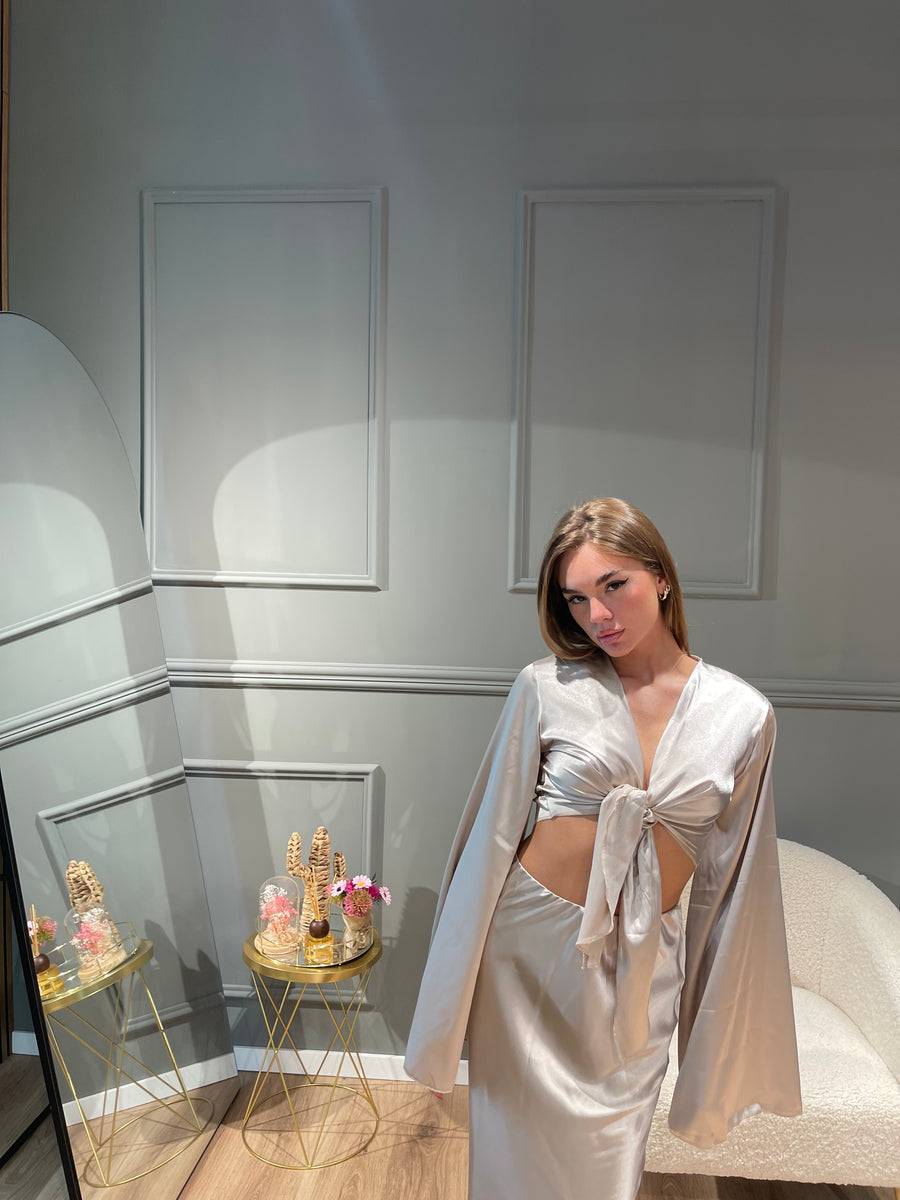Lovely Sisters Set Anastasia champagne In Vendita