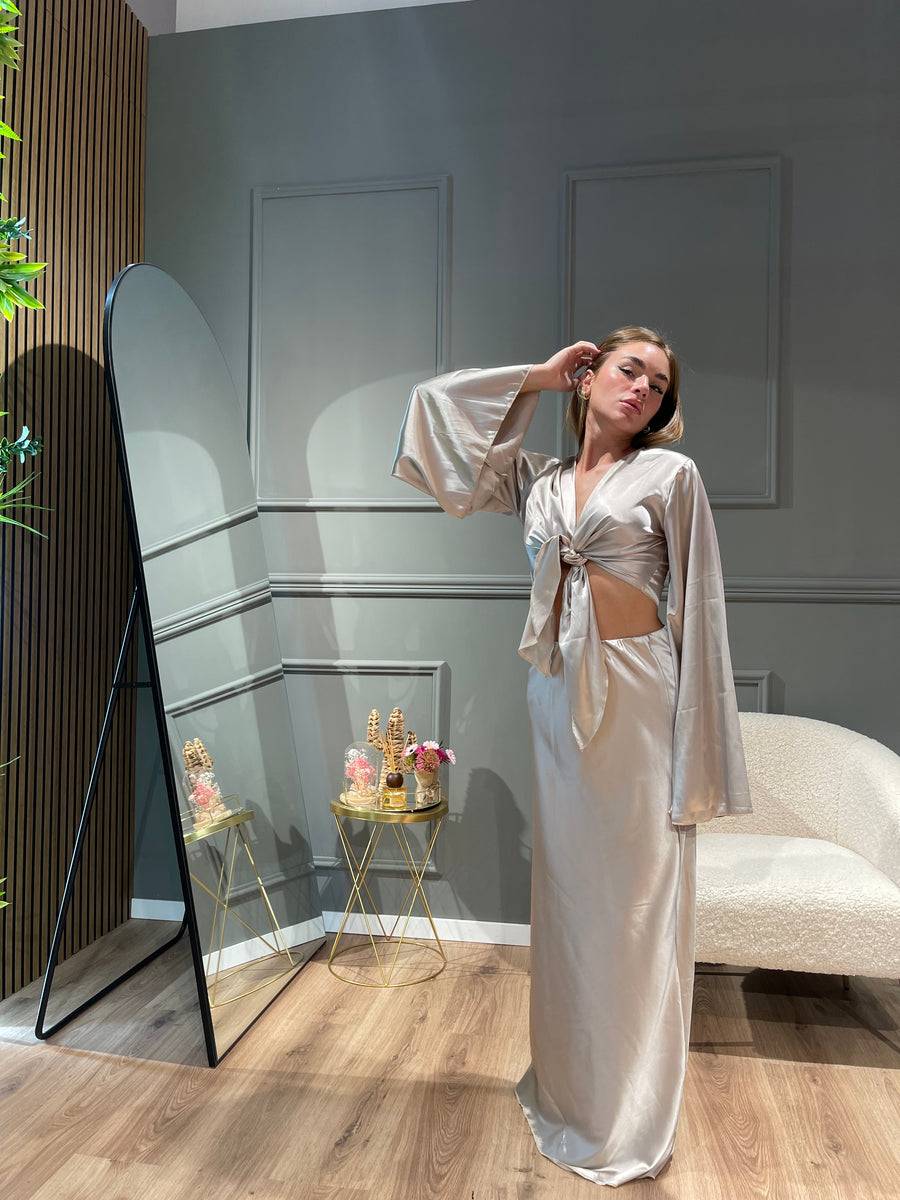 Lovely Sisters Set Anastasia champagne In Vendita