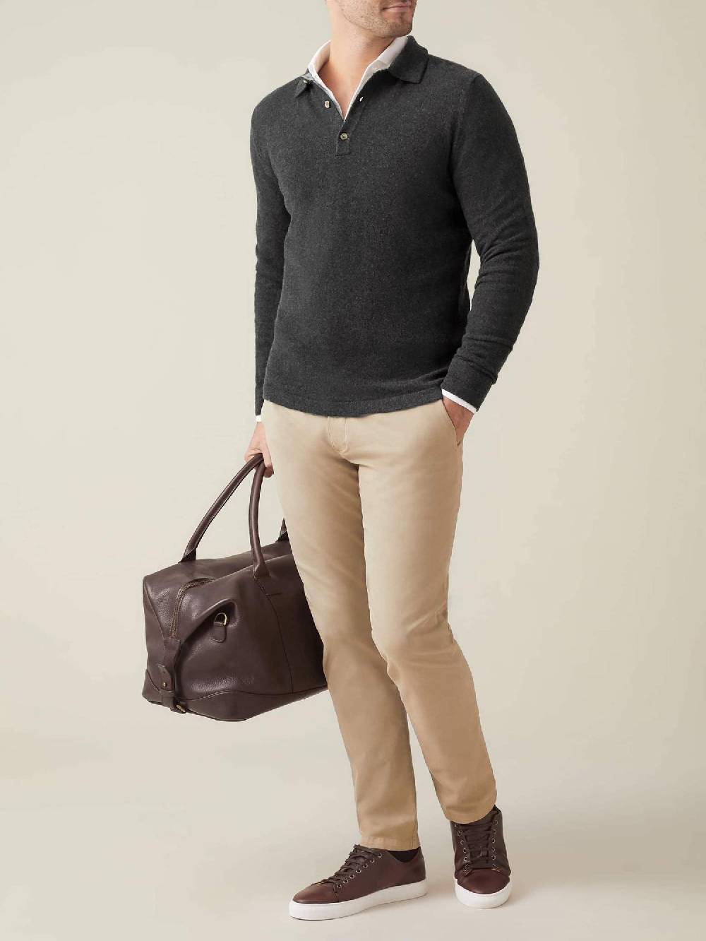 Luca Faloni Polocashmere a 2 fili Italy
