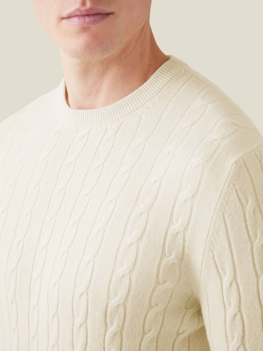 Luca Faloni Maglia a treccecashmere a 2 fili Vendita Economica