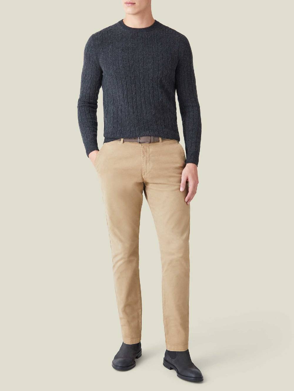 Luca Faloni Maglia a treccecashmere a 2 fili In Saldo