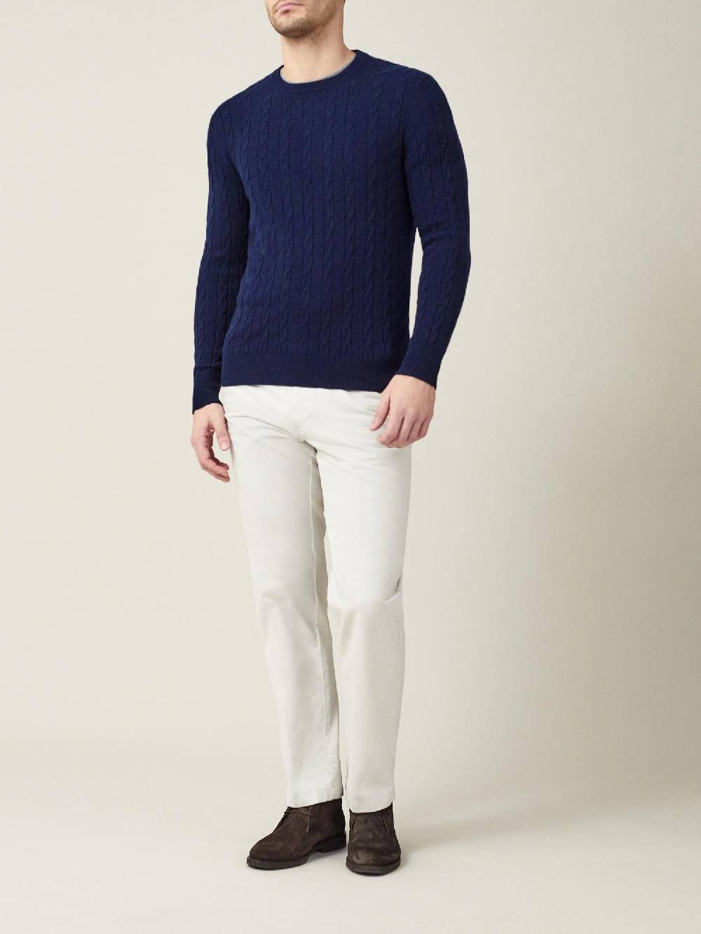 Luca Faloni Maglia a treccecashmere a 2 fili Moda