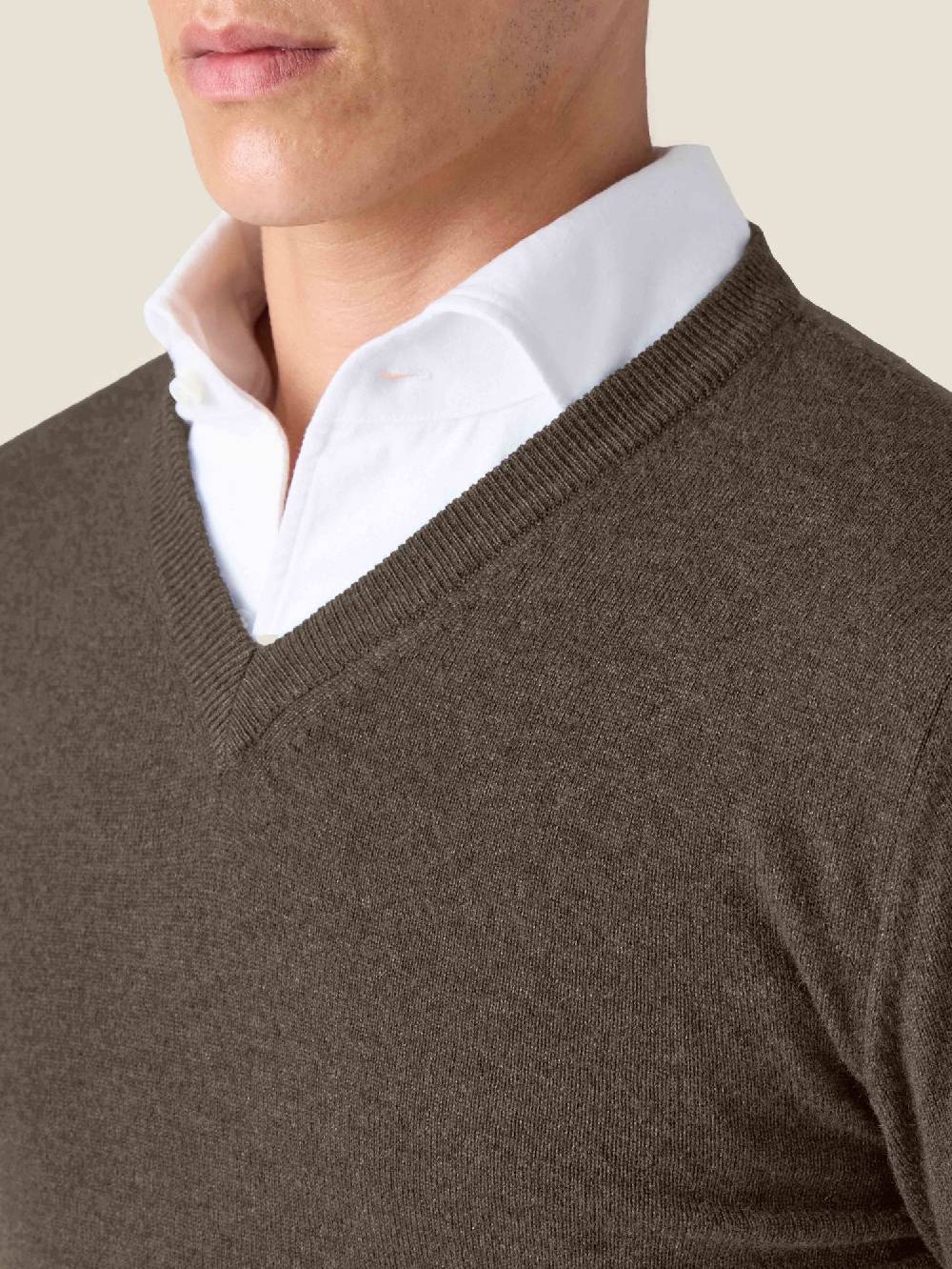 Luca Faloni V Neck2-Ply Cashmere Vendita