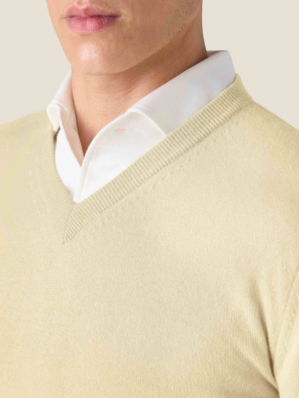 Luca Faloni V Neck2-Ply Cashmere Spedizione Gratuita