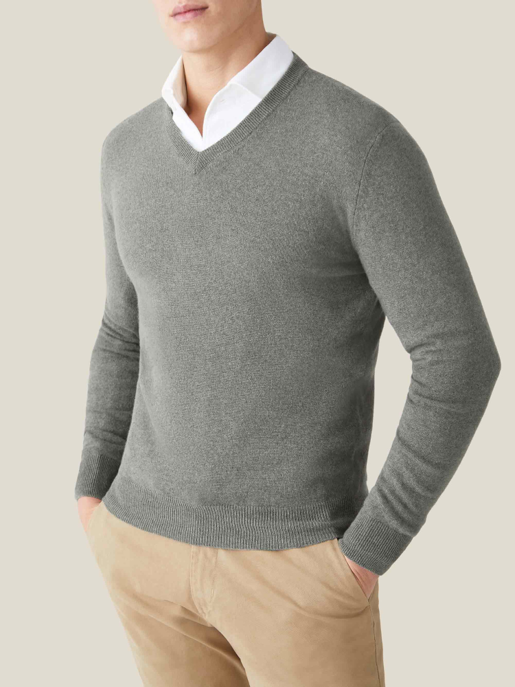 Luca Faloni Scollo a Vcashmere a 2 fili Negozi Online
