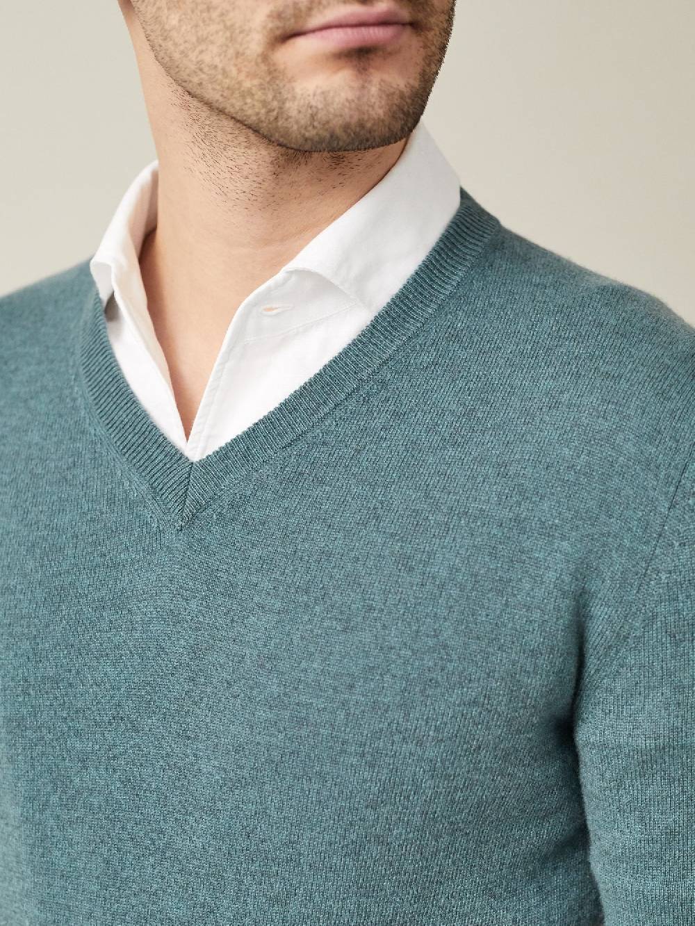 Luca Faloni Scollo a Vcashmere a 2 fili Italia