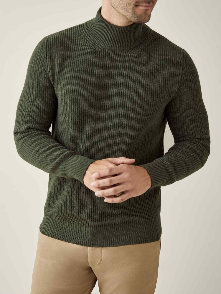 Luca Faloni Collo a lupettocashmere a 4 fili Sconto