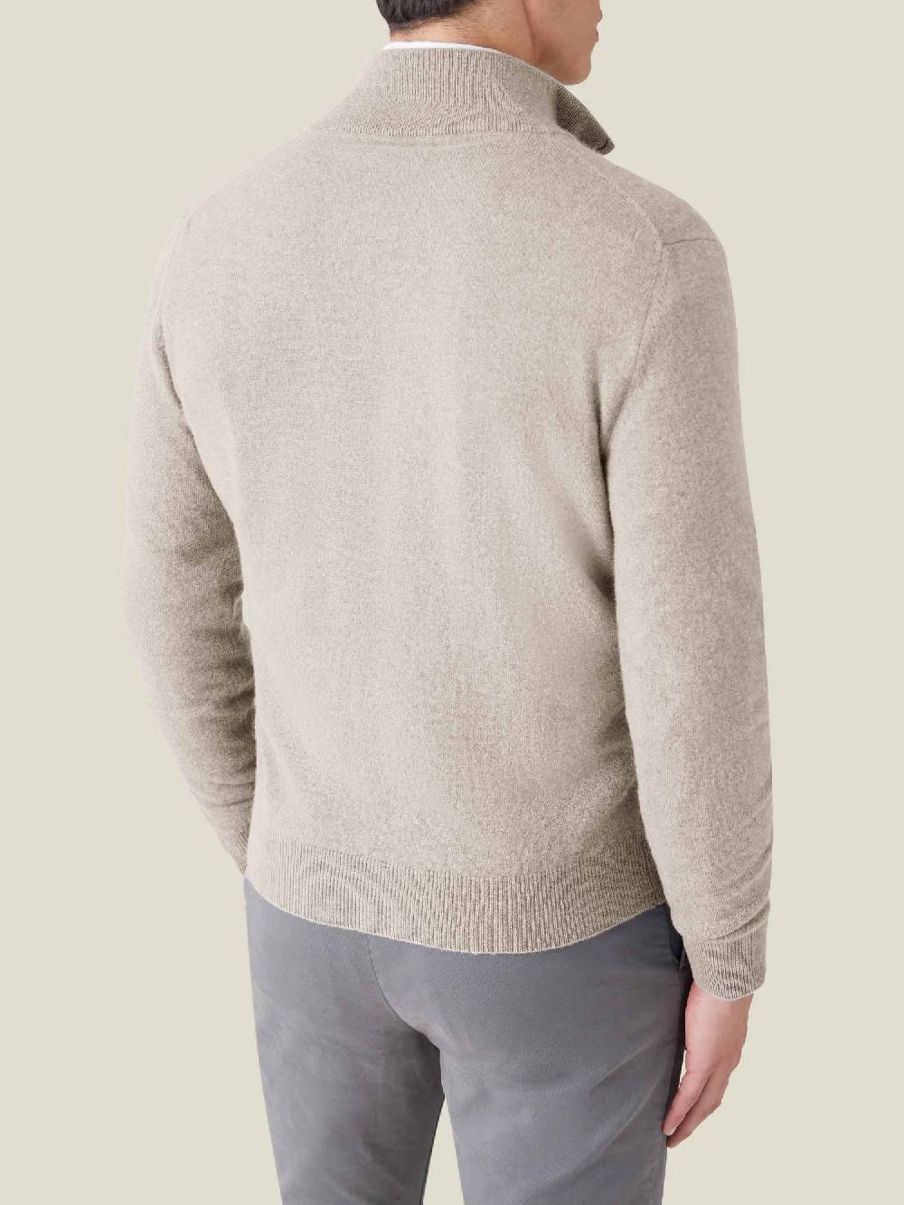 Luca Faloni Zip Cardigan2-Ply Cashmere Saldi