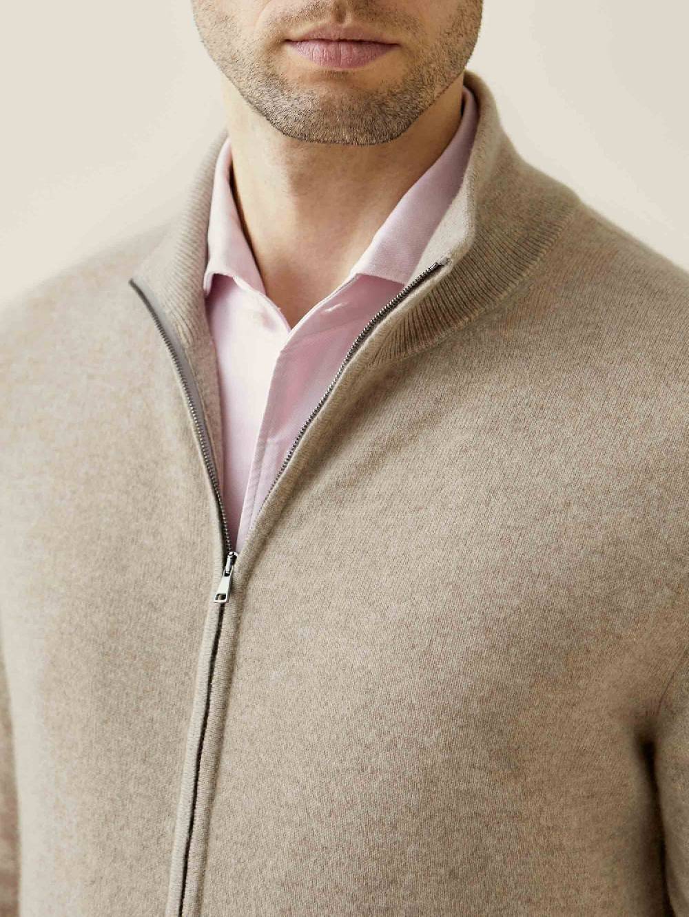 Luca Faloni Zip Cardigancashmere a 2 fili Hotsell
