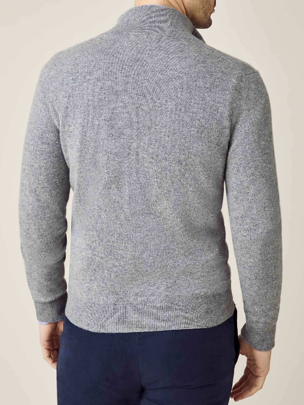 Luca Faloni Zip Cardigancashmere a 2 fili Vendita Economica