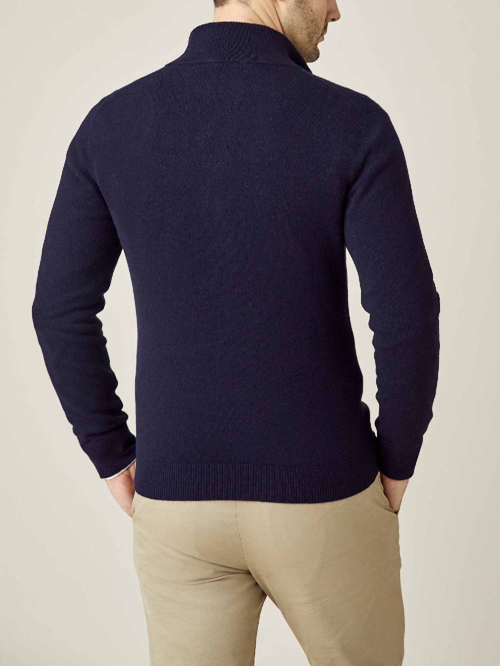 Luca Faloni Zip Cardigancashmere a 2 fili Saldi Di Fabbrica