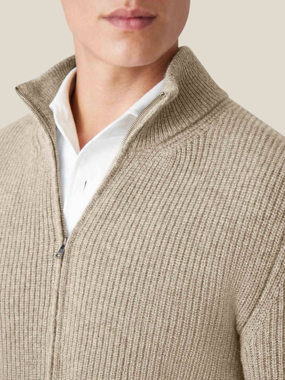 Luca Faloni Zip Cardigan4-Ply Cashmere Hotsell