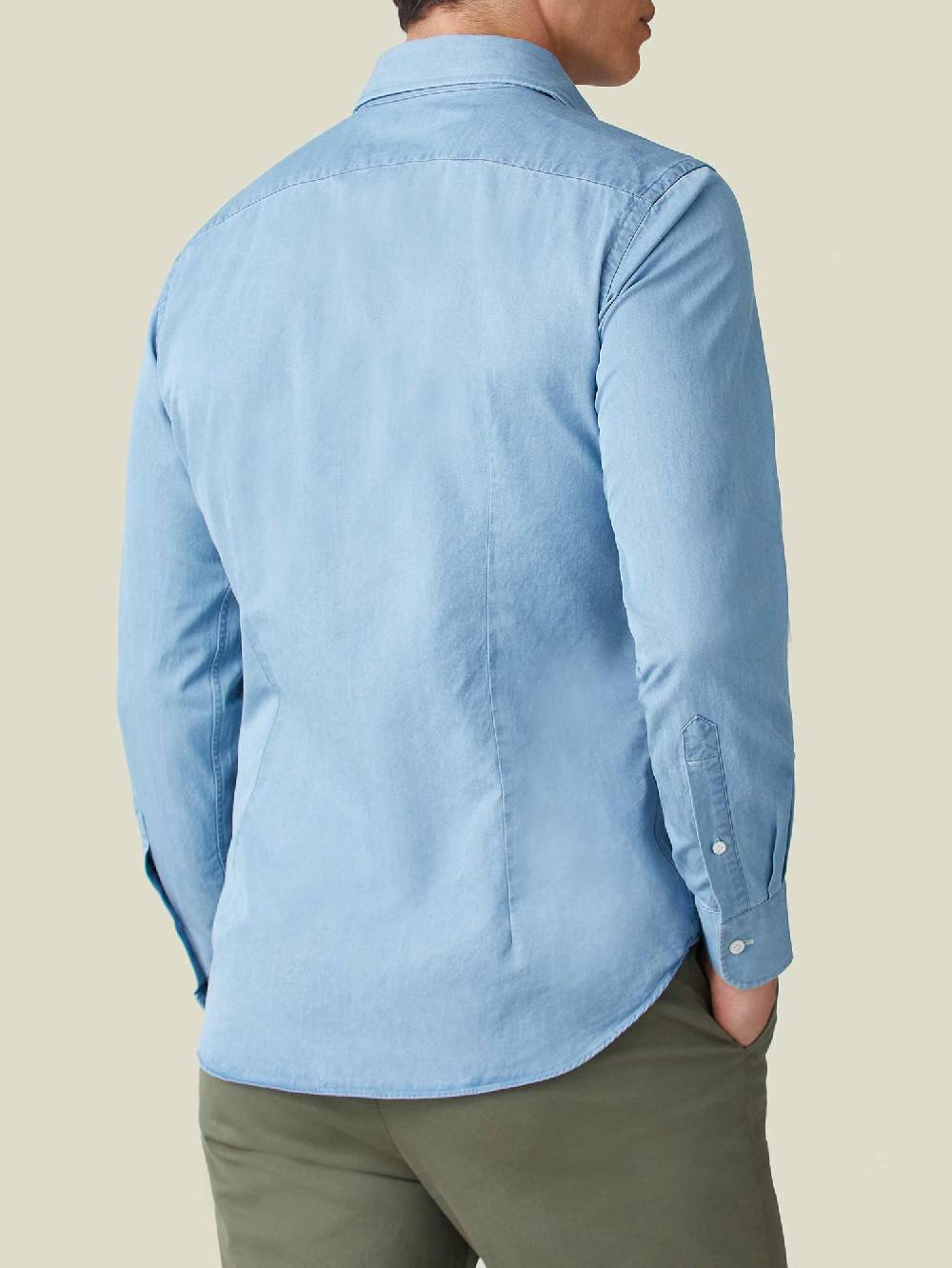 Luca Faloni camicia classicaDenim Saldi Di Fabbrica