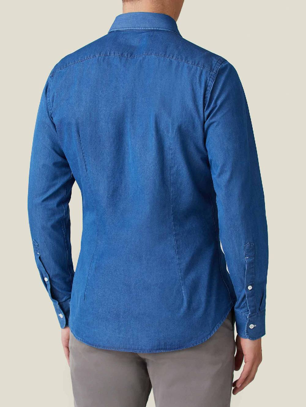 Luca Faloni camicia classicaDenim 2025
